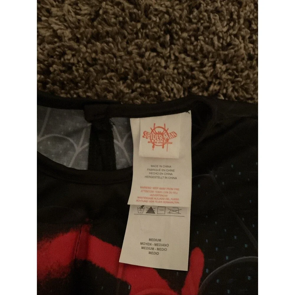 Miles Morales Spider Man Muscle Costume Hasbro Mask Marvel Across Spider Verse - Picture 3 of 11